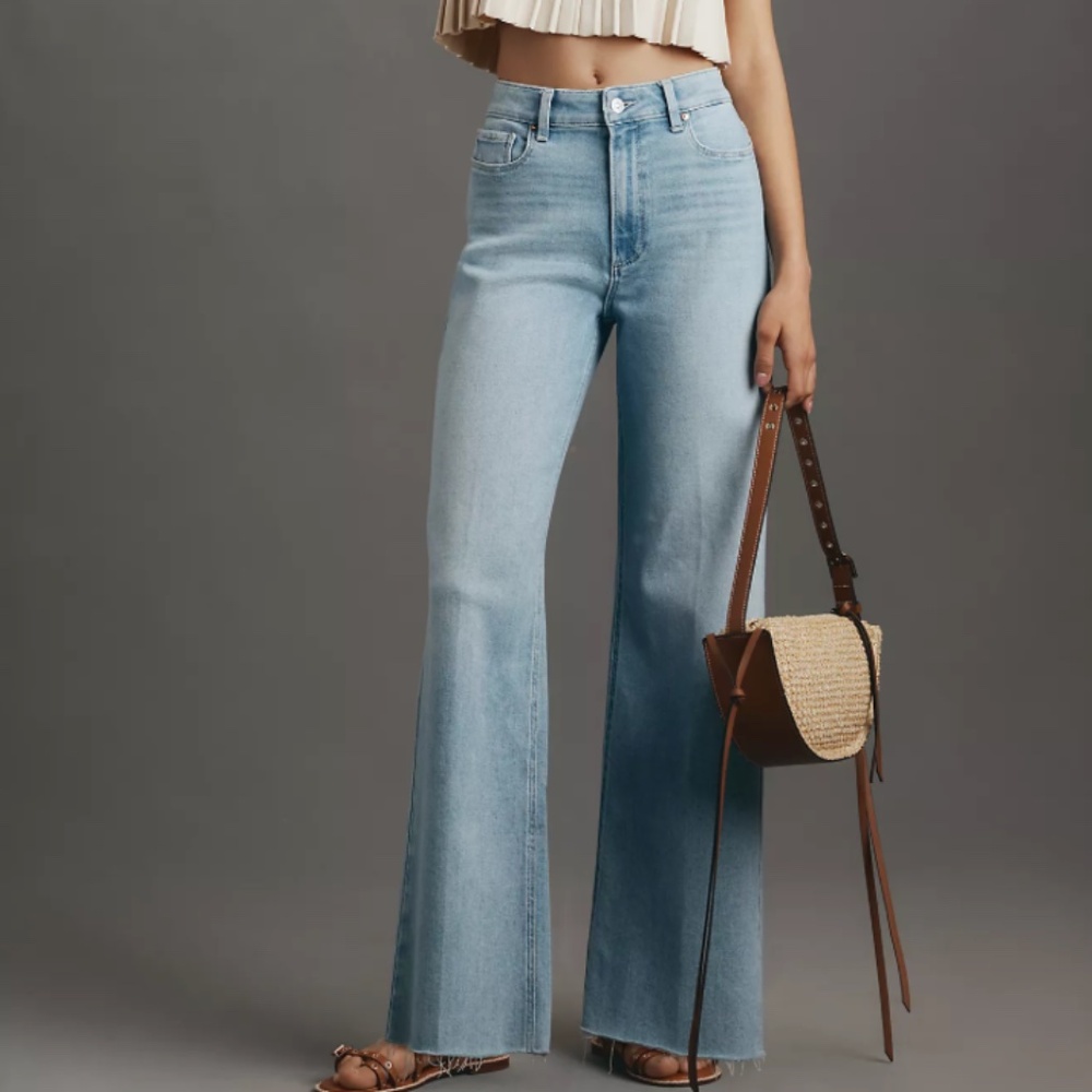 Paige Anessa High-Rise Wide-Leg